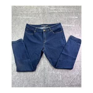 Michael Kors Womens 12 Blue Skinny Jeans